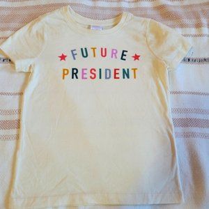 future president shirt size 120